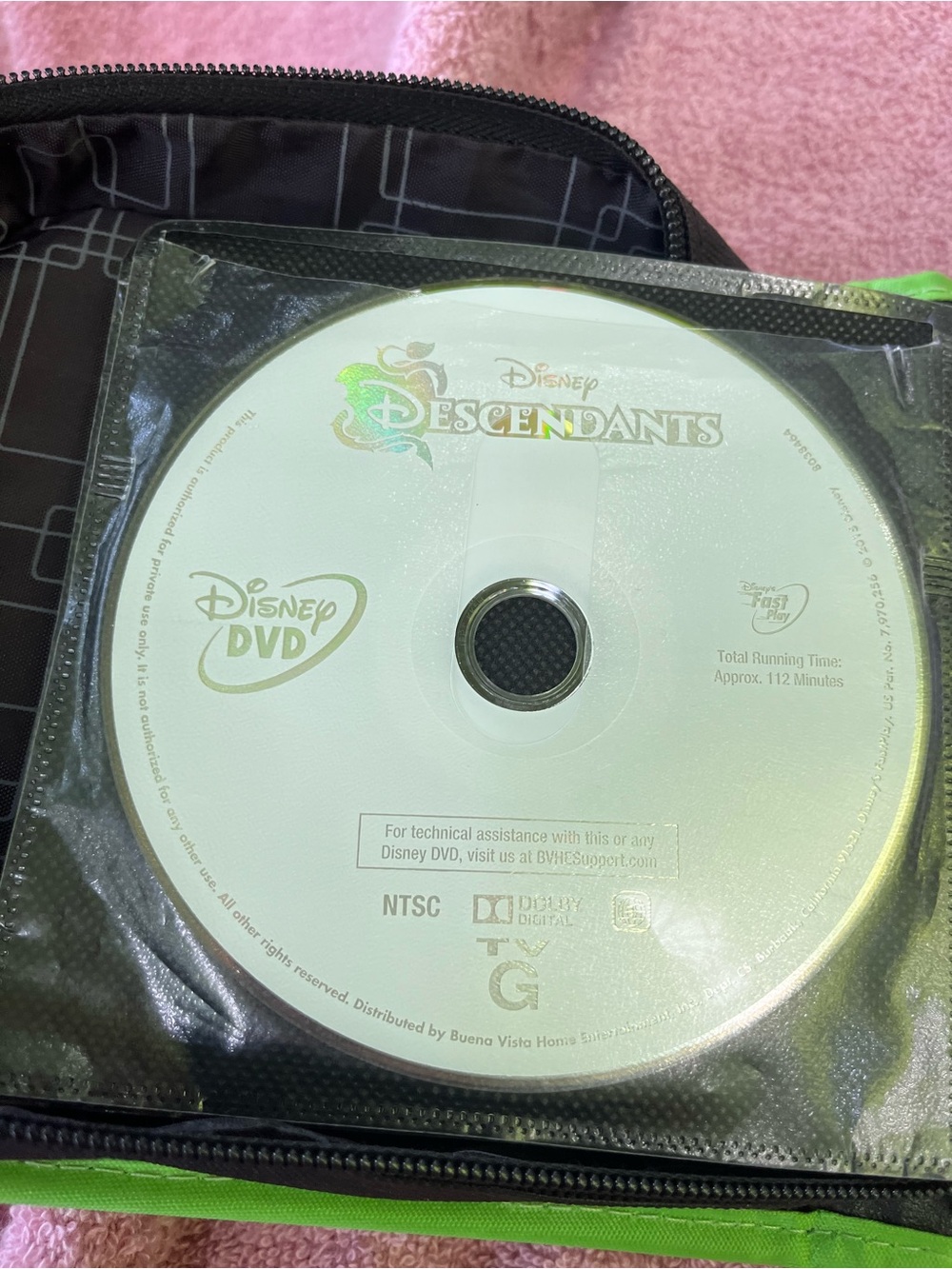 Disney Descendants DVD - White and Gold Disc